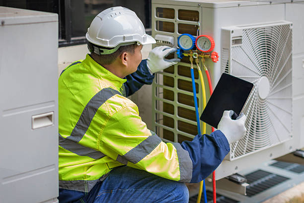 Professional Hvac Installation technician working in Spring Hill, KS